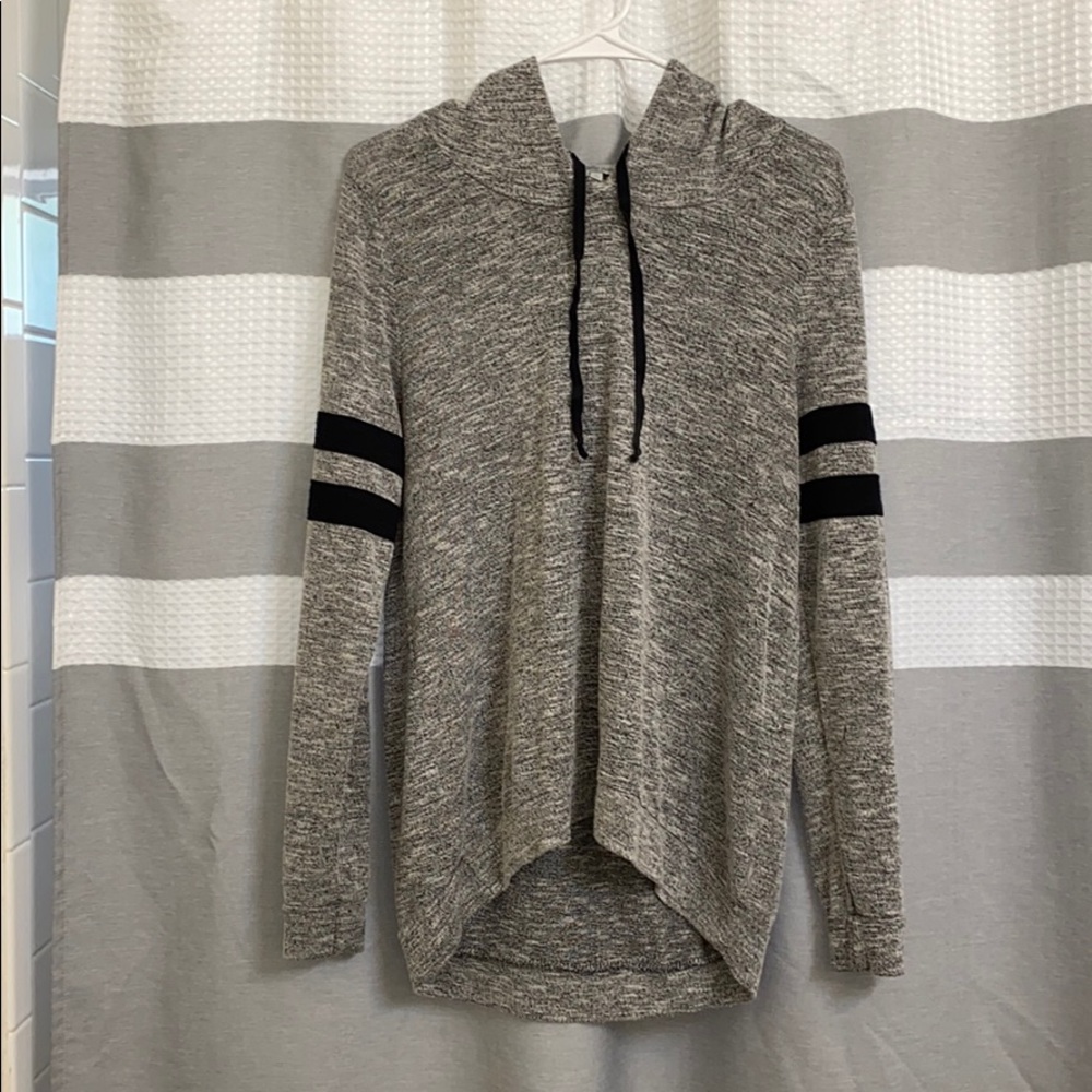 Grey and black pullover
